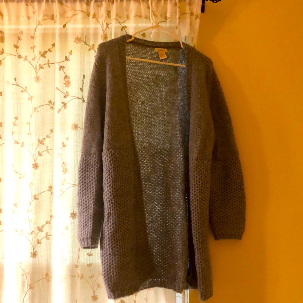 Sundance chunky gray mid thigh sweater